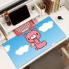 Cute G-Gloomy B-Bear Mouse Pad Square Office Gaming Desk Mat Waterproof Non-Slip Rubber Decorative