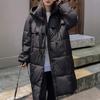 Thickened down cotton jacket women's long knee-length Korean version loose cotton jacket bread jacket winter new padded jacket jacket
