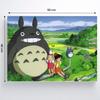 Malen nach Zahlen mit Rahmen Bilder zum Malen - Totoro Ghibli 50x40 cm