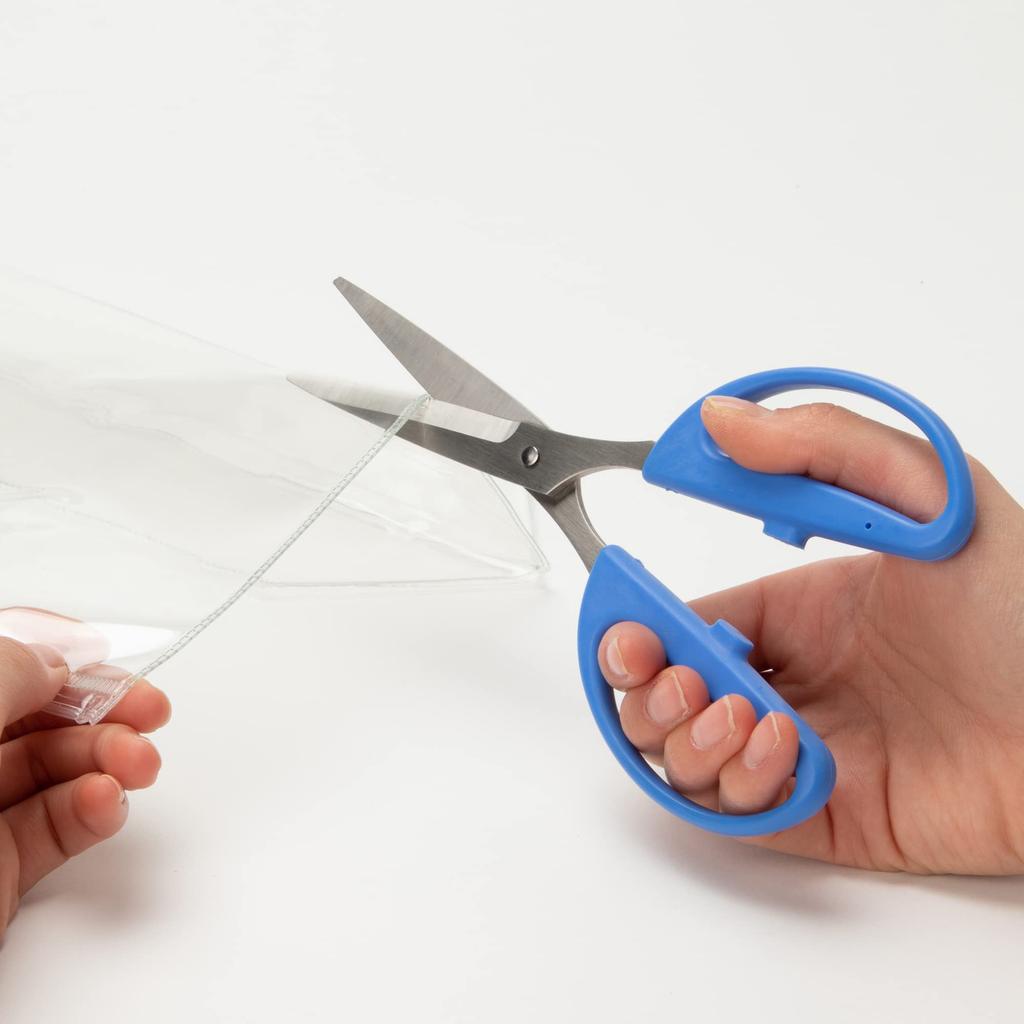 Kai Corporation Glatt Lang Hergestellt in Schonend für das Elastomerharz Ideal für 750BH9101 Schere, Schneiden, Klinge, 190mm, Japan, Hand, Rutschfester Griff,