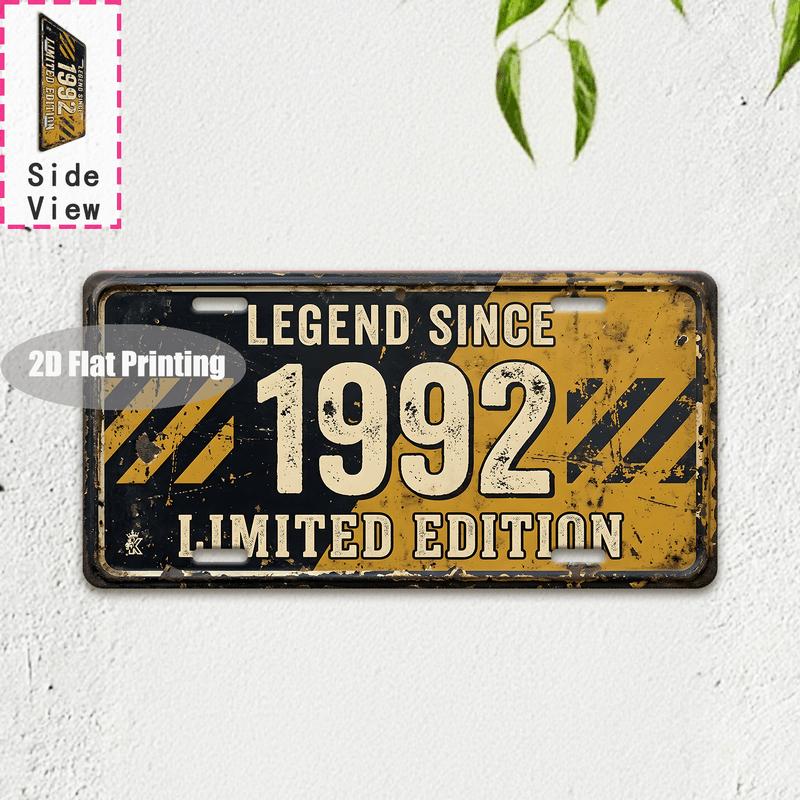 Tin Sign  Vintage Durable Metal Plaque Wall Decor Home Office Bar Man Cave Game Room Powder Room Toilet European City Birth
