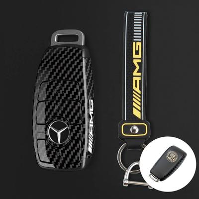 Nové PC Klíčenky z uhlíkových vláken pro auto Pro Mercedes Benz AMG Třída A C E S G GLC CLE CLA GLS W205 Pouzdro na klíče od auta Příslušenství ke klíčenkám BD1