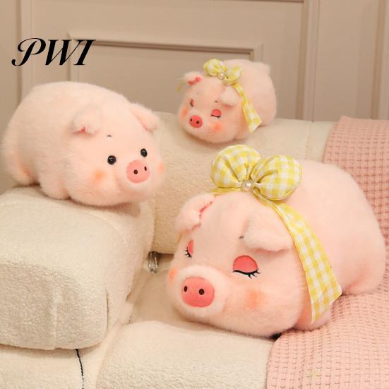 Multifunctioneel Pluche Speelgoed Zacht Varkenskussen Schattig Roze Knuffeldier Kussen Verjaardagscadeau voor Kinderen Meisjes Sofa