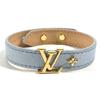 M8104F LV Iconic Bracelet Accessories Bracelet Leather Light Blue