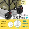 Sekey Extra Large Capacity 300L Load Capacity 200kg Length Carry Wagon for Long Items Χοντρά ελαστικά με πλάτος 10cm Το μέγεθος είναι το μικρότερο μεταξύ παρόμοιων