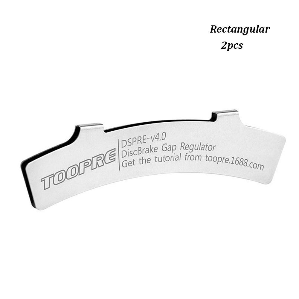 

Bike Repair Spacer Adjusting Tool Bicycle Pad Disc Brake Pads Rotor Brake Parts Mounting Kit Tools 2pcs-Rectangular