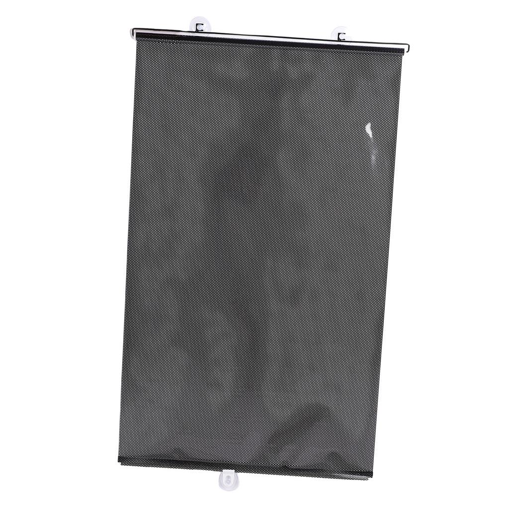 Auto Retractable Roller Sun Shade Block Strong Sunlight Car Sun Shade with 3 Suction Cups for Car Window
