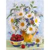 New 5d Diy Painting Diamond Flower Diamond Embroidery Cross Stitch Rhinestone Full Round Drill Crafts Art Home Decor Gift