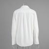 Loose Fit Cotton Shirt Women 2026 Roll Collar Long Sleeve Button-Down Blouse Casual Office Wear