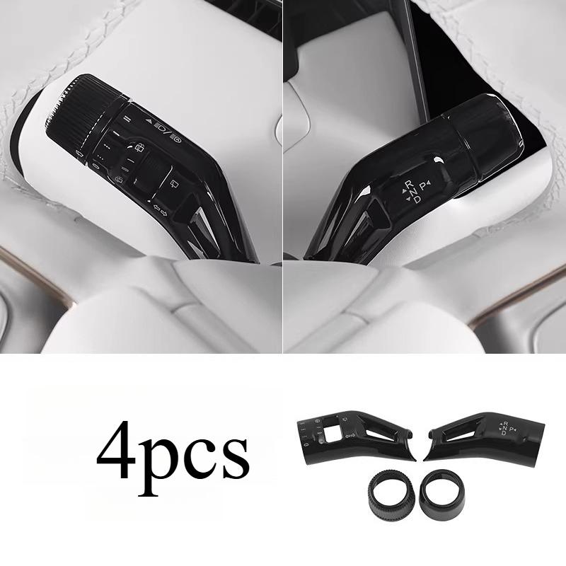 Steering Column Gear Cover Shift Paddle Wiper Lever Sticker for Lynk & Co 900 Interior Accessories A