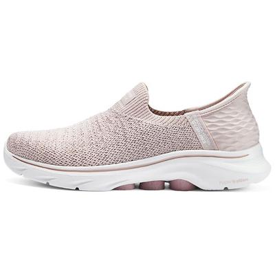 Go Walk 7 Bekvämt Tyg Stötdämpande Hållbar Andningsbar Lättviktig Låg Topp Casual Löparskor Dam Sneaker Rosa 125219-LTPK