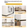 Self-Adhesive Skirting Wall Stickers 5m Stain Resistant Baseboard Trim for Living Room Dining Area Wall Decoration