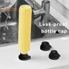 3Pcs Inverted Bottle Lid Leakproof TPE Bathroom Lotion Shampoo Kitchen Seasoning Bottle Flipping Bottle Connector Cover Replacement