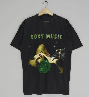 Vintage 00er Roxy Music Band Album Glam Rock T-Shirt, Größe S-4XL