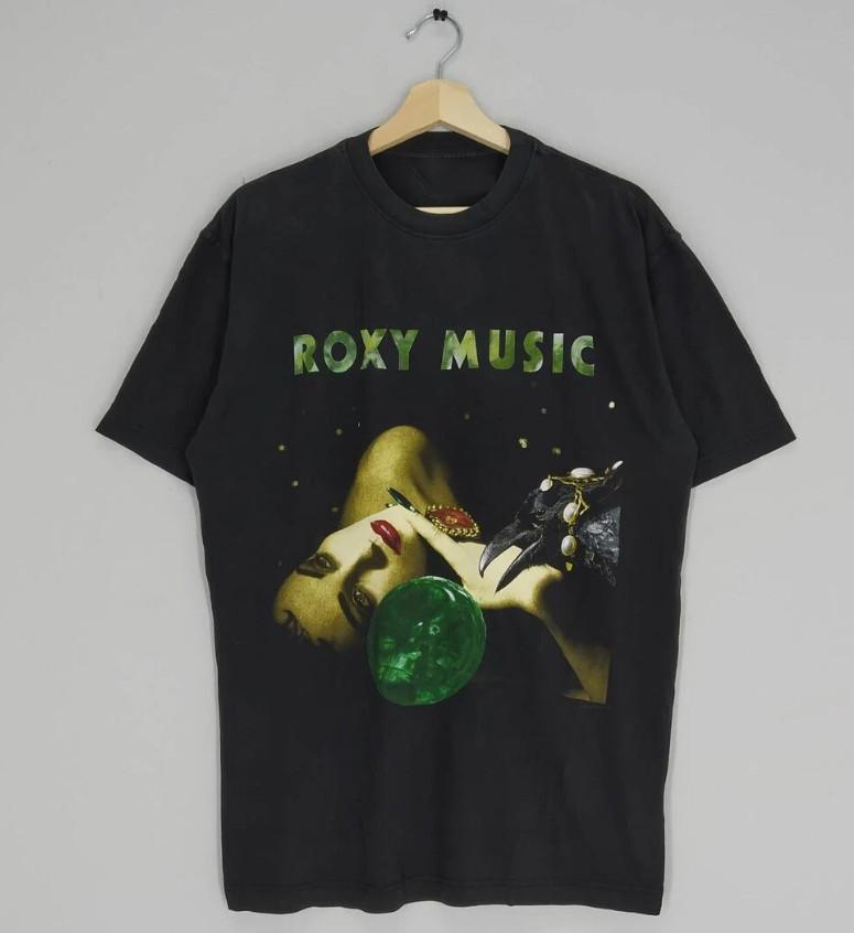 Vintage 00's Roxy Music Band Album Glam Rock T-shirt, Size S-4XL