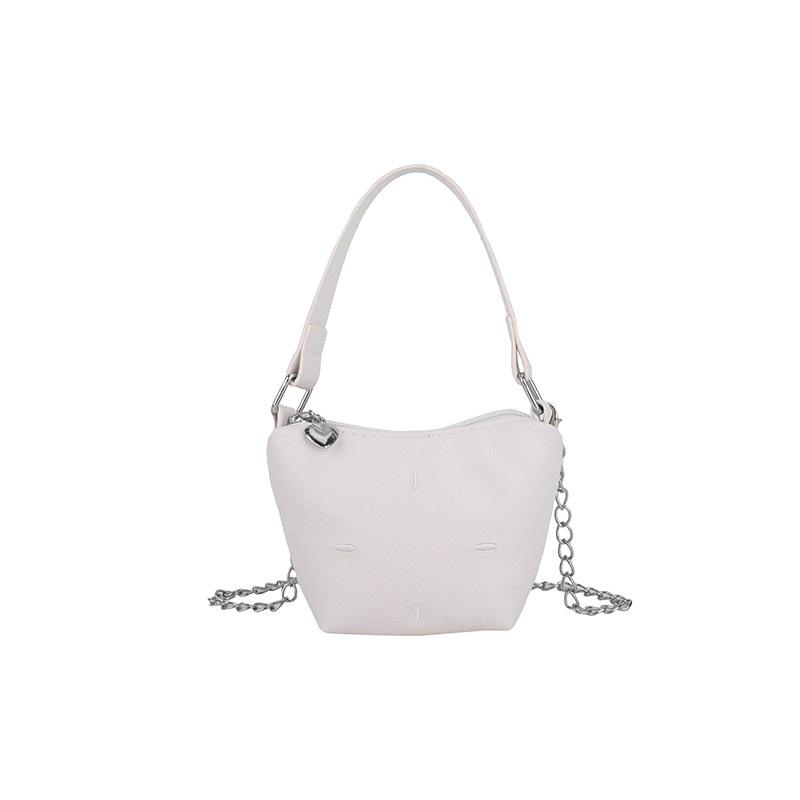 Trendy New Niche Design Fashionable Texture Messenger Mobile Phone Bag Casual Versatile Solid Color Texture Portable Women's Bag
