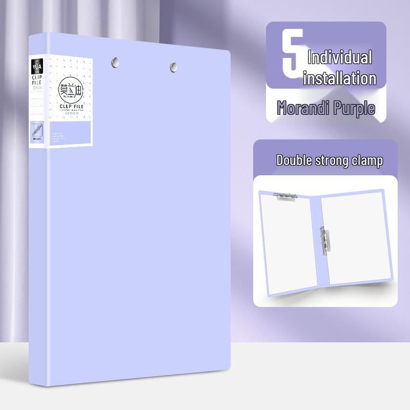 Thickened Test Paper Data Folder: Durable Clipboard for Students and Offices
