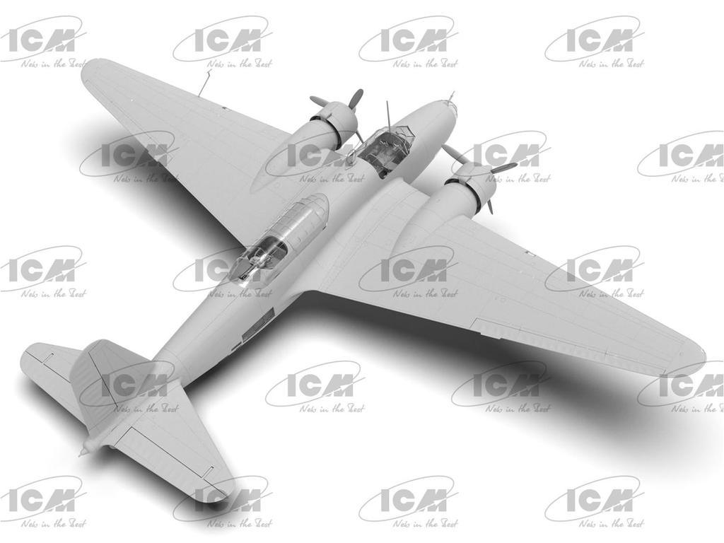 ICM Japanese Type 97 Heavy Bomber Plastic Model 48195 1/48 Ki-21-Ib