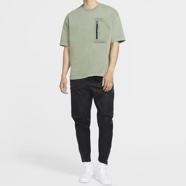 Jordan Ανδρικό Μπλουζάκι Κοντομάνικο Σχεδιασμένο Μπλουζάκι Ανδρικά Τοπ Spiral-Sage CK9187-319