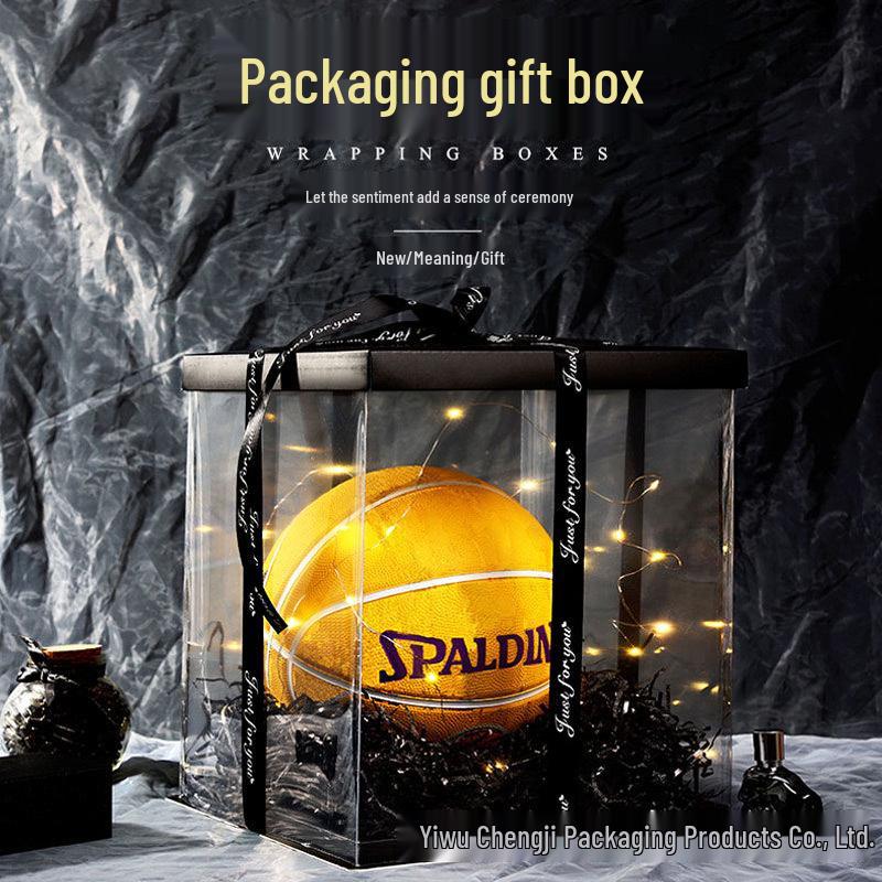 Customizable Scented Rose Bear Gift Box - Transparent Packaging, Available in 12/14/16 inch, Perfect for Christmas