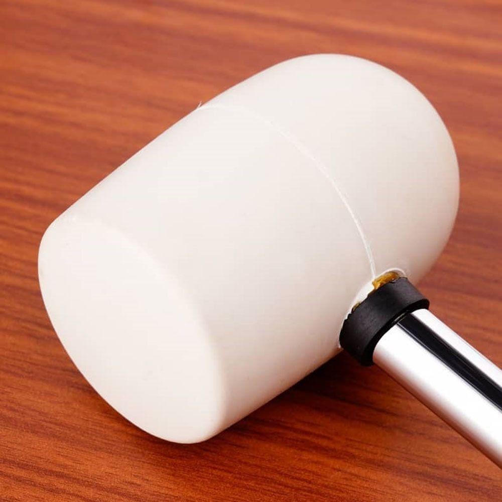 Multi-functional Hammer Installation Hammer Steel Tube Handle White Rubber Hammer  Floor Tool
