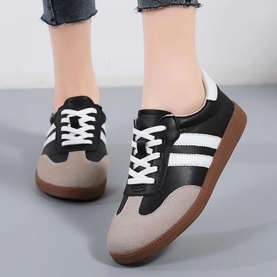 2025 Damen Sneaker Frühlingstrend Lässige Flats Damen Neu Komfort Weiß Vulkanisierte Plateau Schuhe für Damen Zapatillas De Mujer