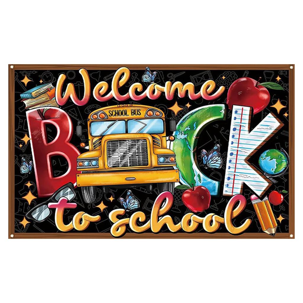 Back to School Photo Background for Decorations