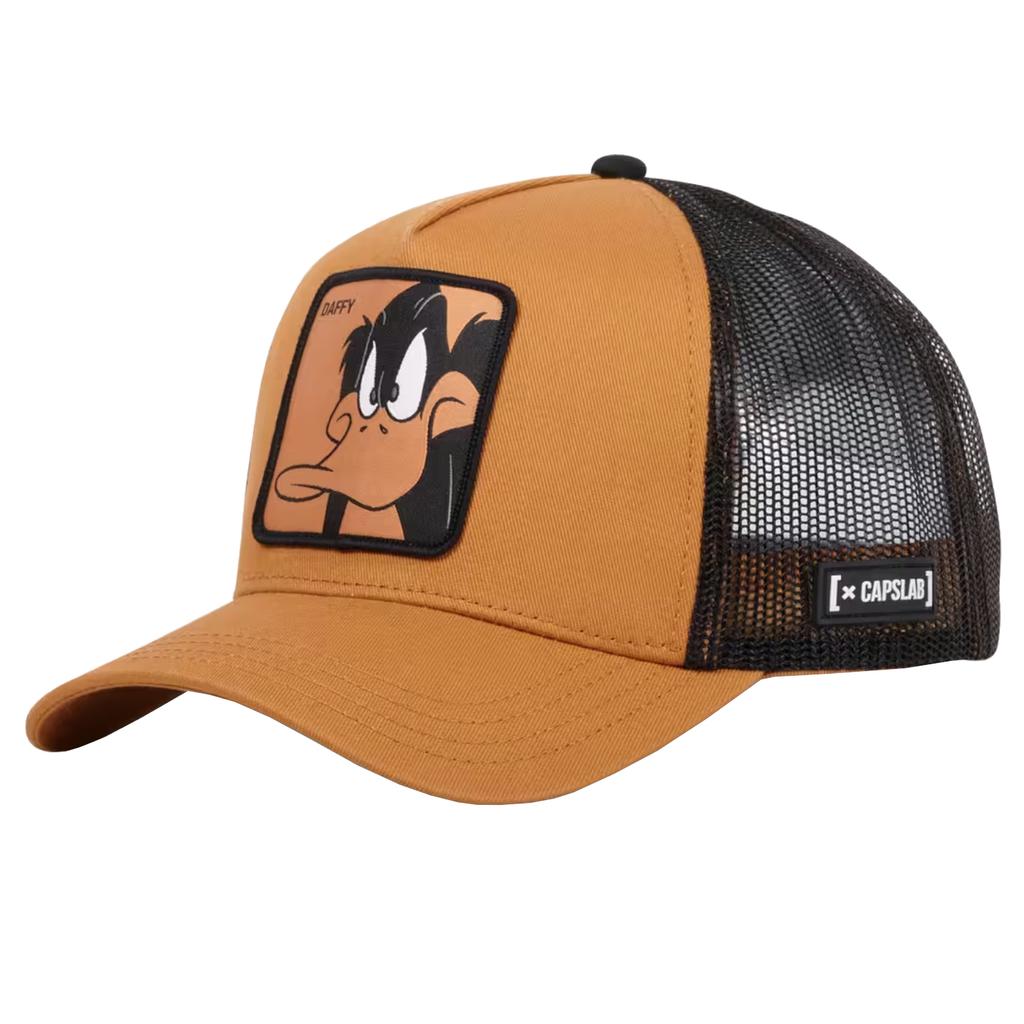 Capslab Looney Tunes Daffy Duck Cap, Mens brown Cap