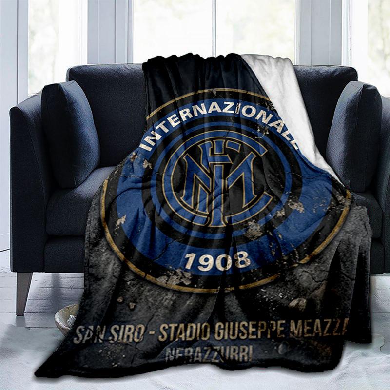Fc Internazionale Century Passion Blanket Soft And Comfortable Camping Trip Sheet Digital Printing Office Rest Blanket