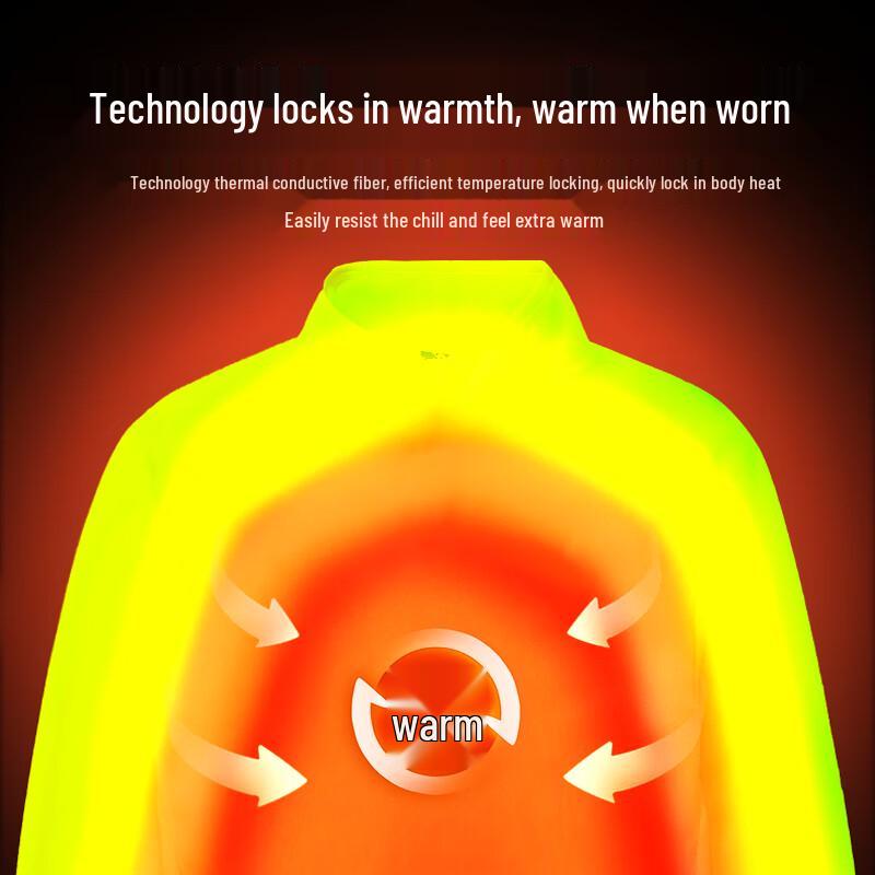 Hodo Men's No-Shed Thickened Fleece Lined Stand Collar Jacket