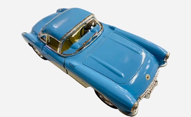 

Игрушка 1957 Chevrolet Corvette масштабная литая машина от Kinsmart Реплика Миниатюрная модель автомобиля Модель автомобиля Самолет 134 - СИНИЙ синий