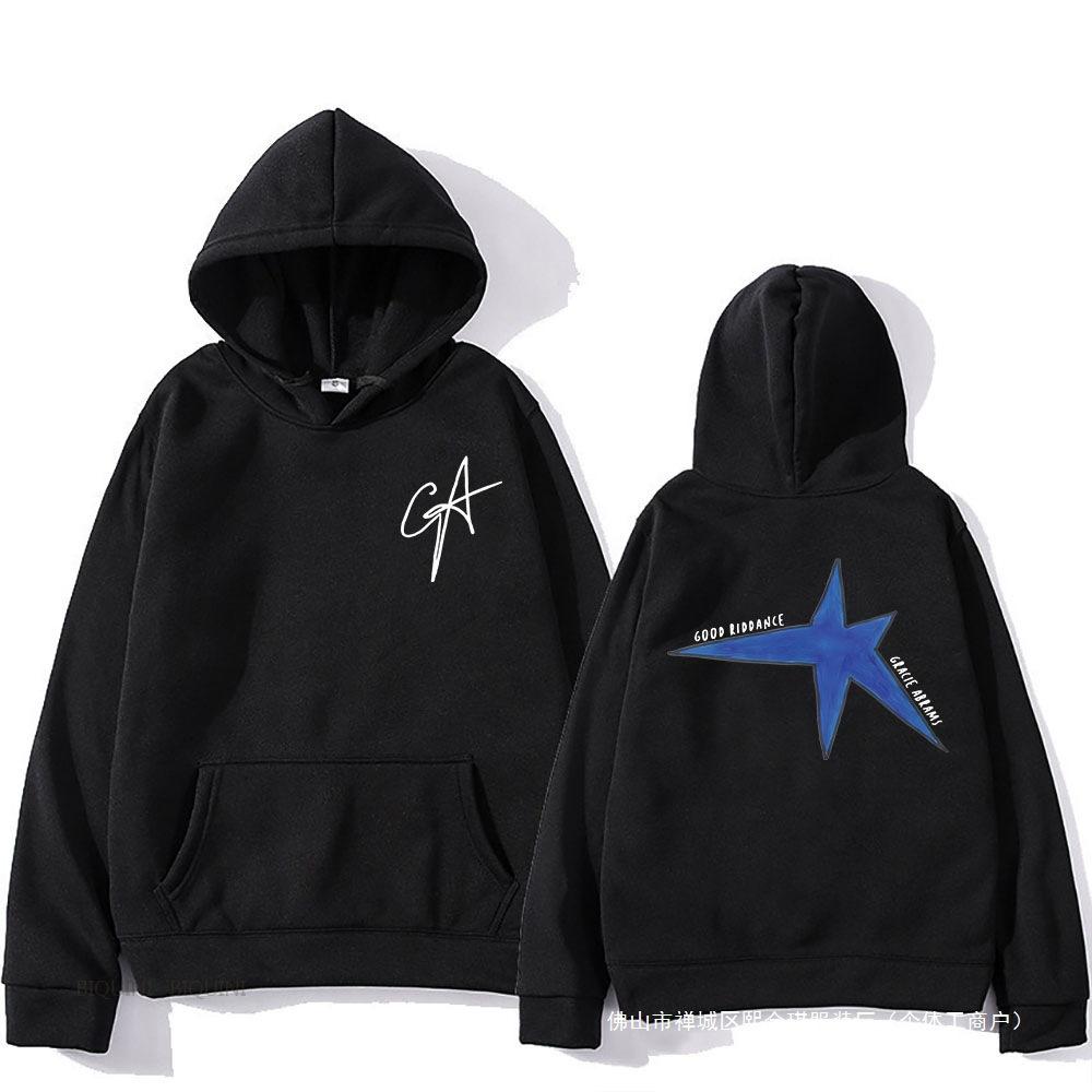 Good Riddance GA Gracie Abrams Graphic Printing Sweatshirts for Fans Autumn Winter Fleece Hoodie