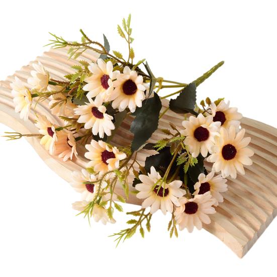 Künstliche Blumen 18 Sträuße Kunstseidenblumen-Sträuße Frühlings-Falsche Wildblumen mit Stiel für Vase Pflanzgefäß Blumengestecke Tischdekorationen