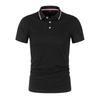 Unisex Anti-Pilling, Colorfast Polo Shirt with Lapel and Short Sleeves, Made from Combed Silk Cotton, Customizable with Logo.
