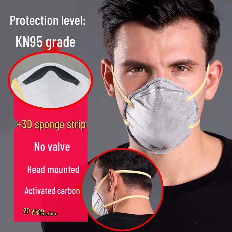 KN95 Activated Carbon Cup-Shaped Dust Mask