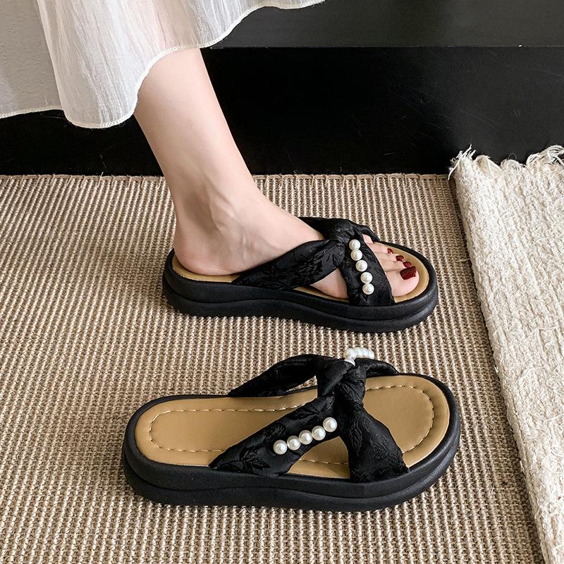 Sandals female JX summer wear fashion new beautiful with skirt platform beach sandals pregnant women one-word
