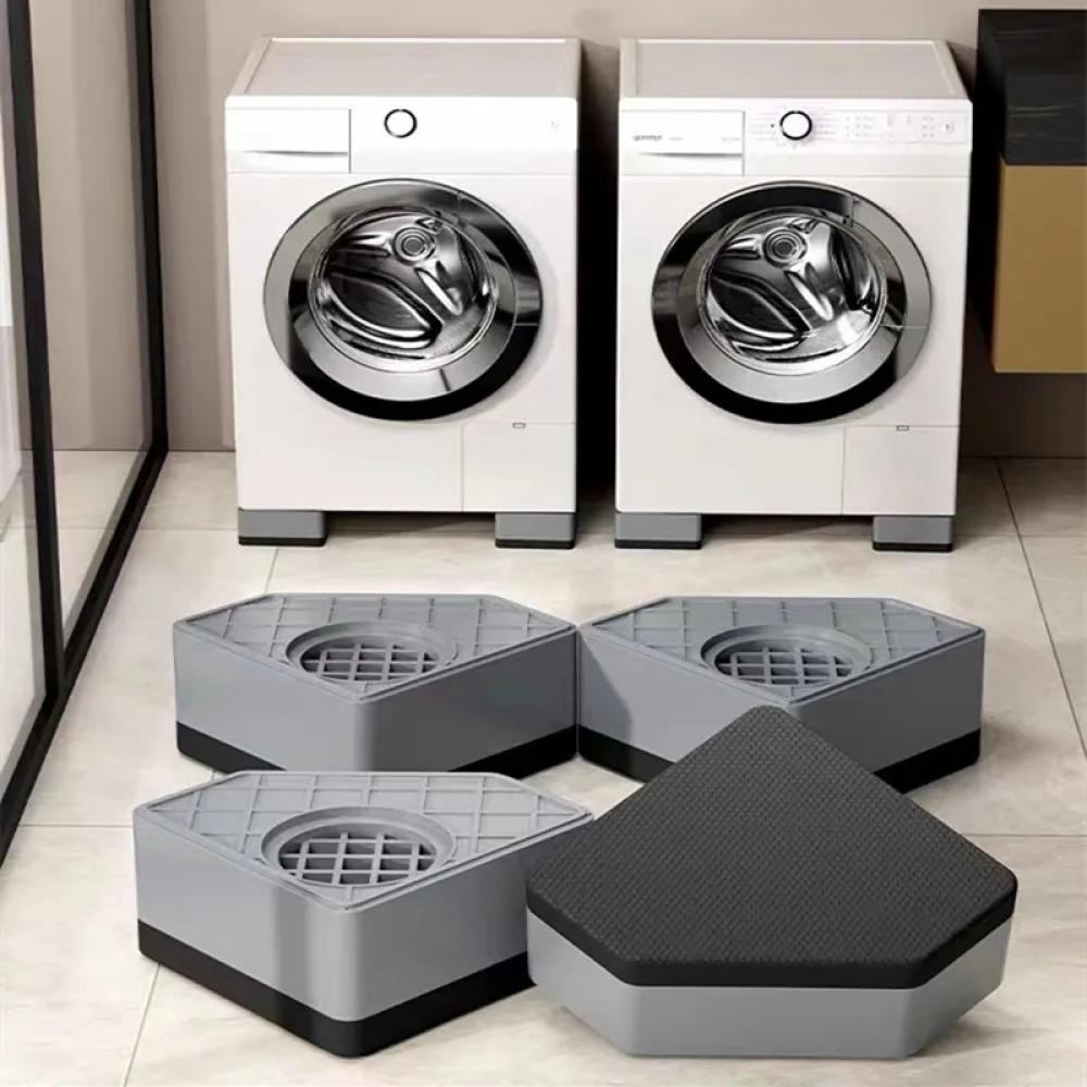 4Pcs /setStrengthen Washing Machine Anti Vibration Pads Rubber Feet Legs Mat Silent Washer Dryer Furniture Support Dampers Stand