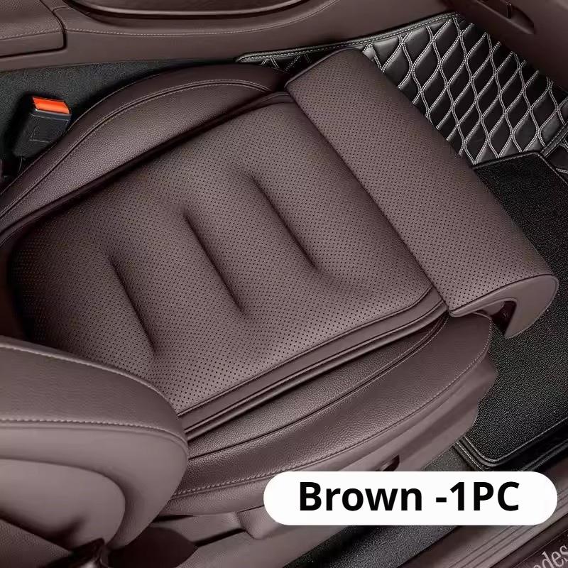 SEAMETAL Memory Foam Leg Support Extender Universal Car Seat Cushion Suede Thick Seat Padding Mat Front Seat Comfortable Pads