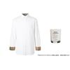 Burberry Slim Fit Monogram Motif Stretch Cotton Poplin Shirt 'White' 80323081