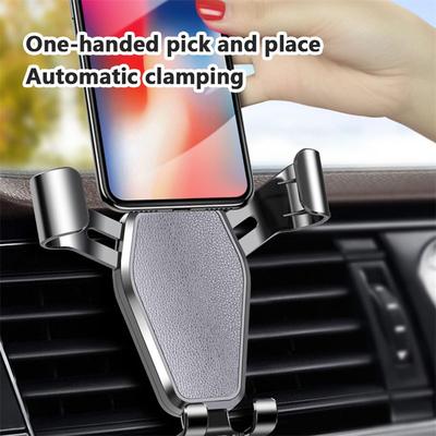 Car Mobile Phone Bracket Automatic Multifunctional Car Air Outlet Gravity Navigation Bracket Universal Mobile Phone Bracket