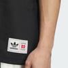 adidas Originals Retro Street Basketball V-Neck T-Shirt With Striped Logo Print Unisex Tops Black JC6803