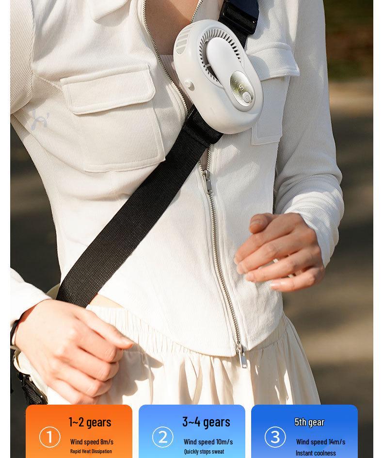 26-Year Bestseller: Portable Waist-Hanging, Desktop, Neck-Hanging, Clip, Backpack, Handheld Fan with Strong Wind Power