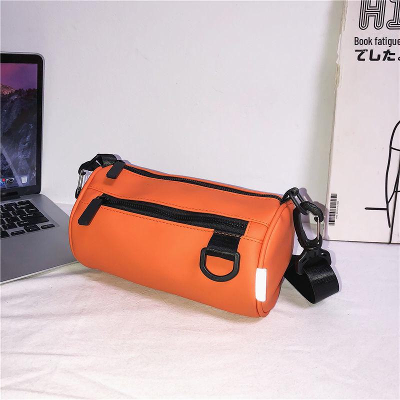 

Модная цилиндрическая сумка через плечо 2024 года — универсальный летний стиль для мужчин и женщин Single bag