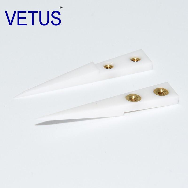 VETUS 72MZ Stainless Steel Tweezers with Replaceable Ceramic Tips: High Temperature, Corrosion Resistance, and Precision Insulation.