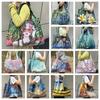 Sac à bandoulière pliable élégant Grande capacité Sac à bandoulière portable pour femmes, Sac fourre-tout de shopping avec plusieurs motifs disponibles
