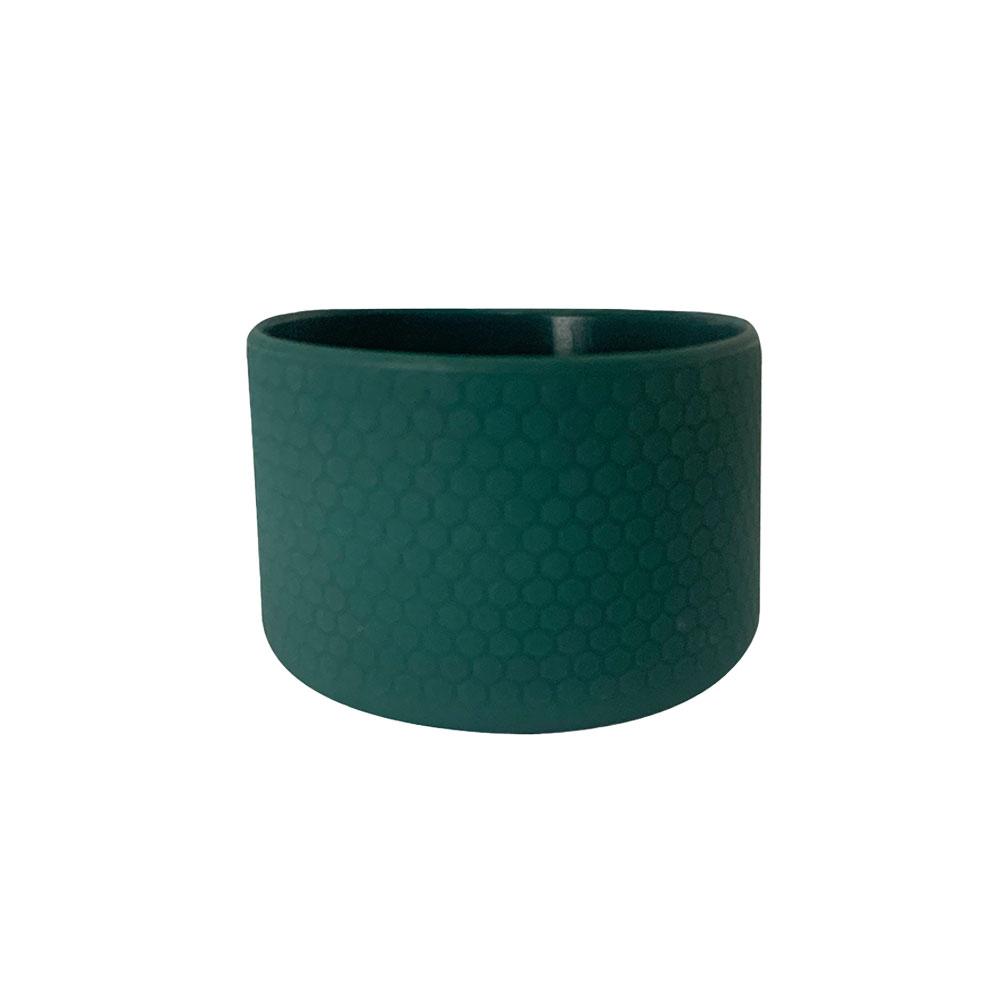 

64oz 12.5cm Bottle Cover Cup Heat Insulation Bottom Cover 125mm Anti Slip Sleeve Coaster Silicone Base Sports Cup Cover темно-зелений колір