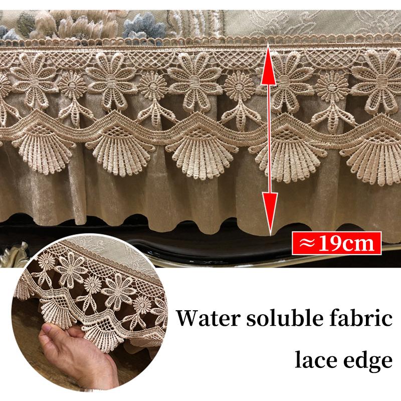 European Luxury Jacquard Sofa Cover Chenille Fabric Non-slip Sofa Cushion Living Room Decoration Slipcover Protection Sofa Towel
