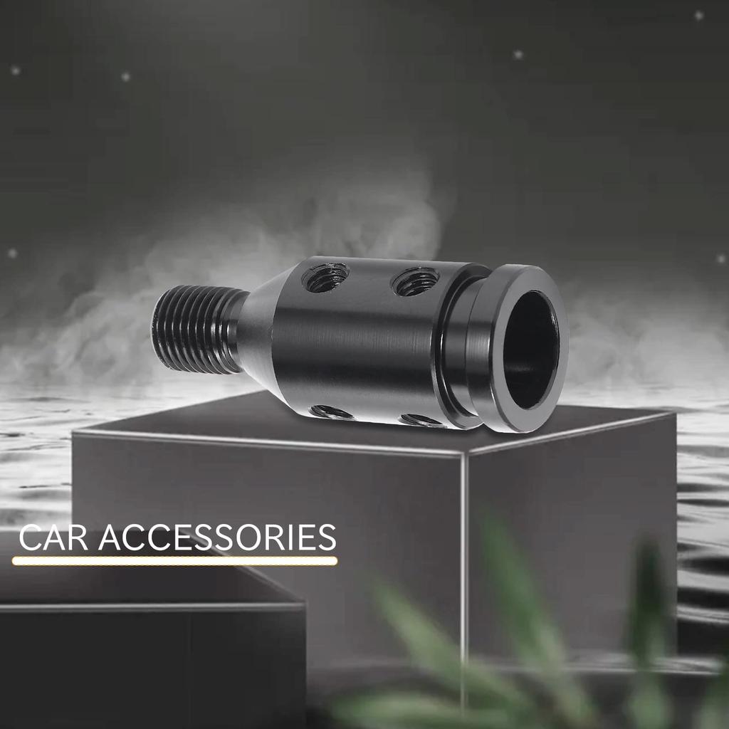 yixue Universal Aluminum Shift Knob Adapter for Screwless Shifter 12X1.25Mm, Car Accessories (Black)