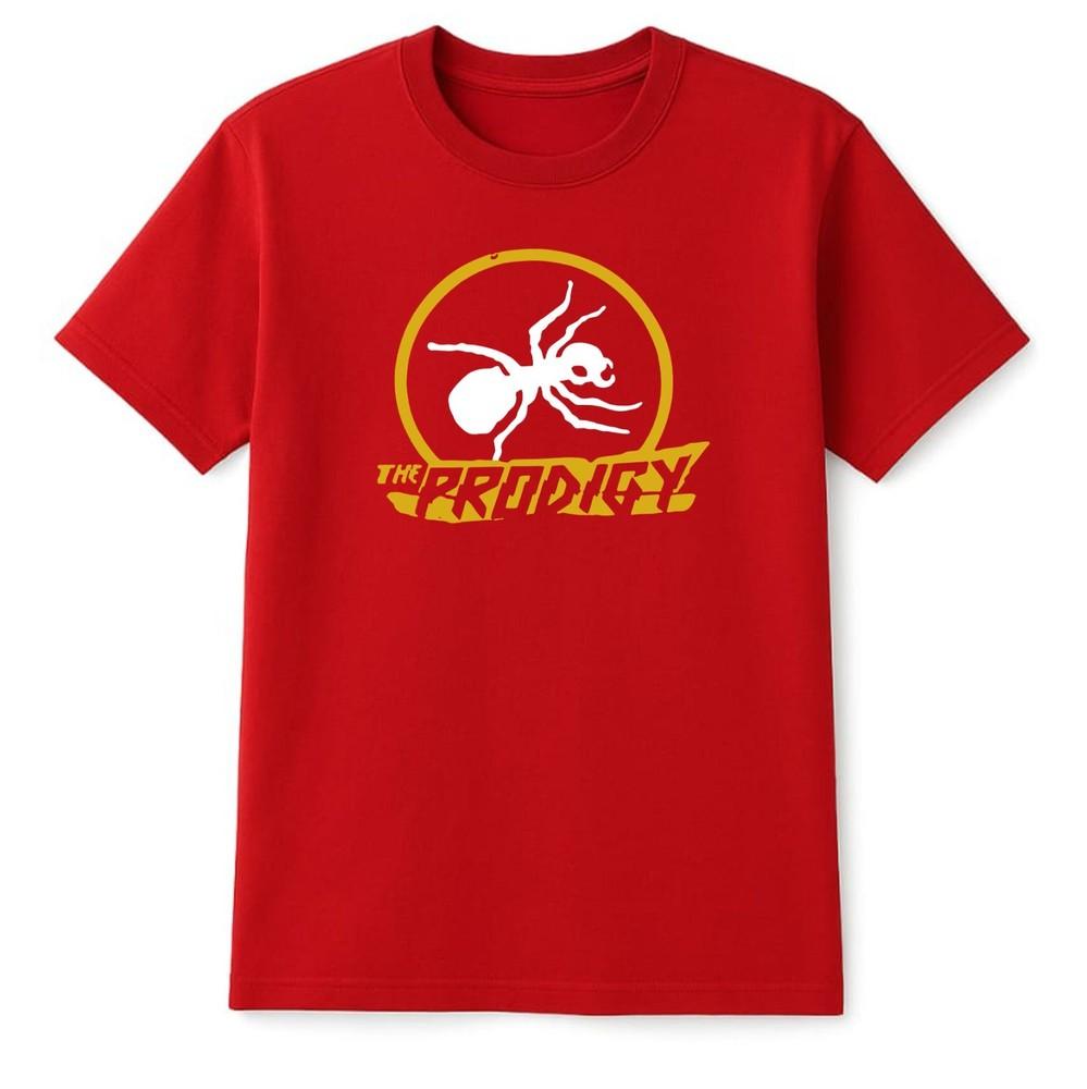 The Prodigy Spider Short Sleeve TShirt Novelty Rock Punk Rave Shirt Adult Top