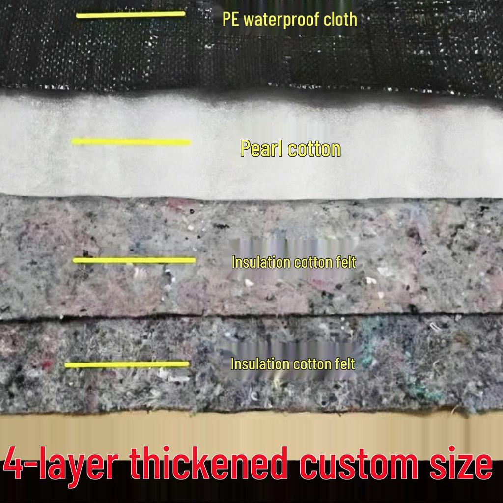 Wasserdichte isolierte Baumwolldecke für Wintergemüse: Dicke, wärmespeichernde, regendichte Gewächshausabdeckung